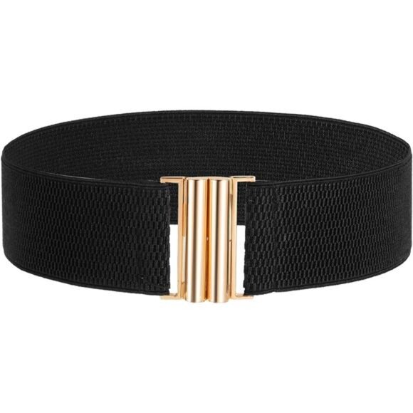🌿 Adjustable Elastic No-Show Belt | Flat Buckle Stretch Waist Belt for Women - Picture 1 of 2